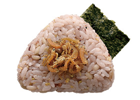 十六穀米おむすび　ちりめん山椒