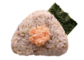 十六穀米おむすび　鮭